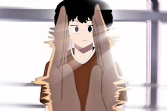 create professional 2d anime style animation for you