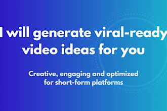 generate viral video ideas for youtube shorts tiktok and reels
