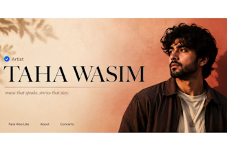 design a premium spotify artist banner and canvas