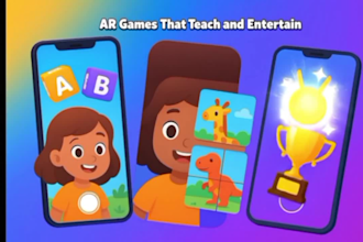 develop ar kids games and fun learning experiences