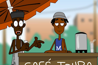 create an animated cartoon advertisement for your business