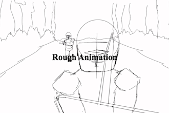 create 2d anime animation for lofi hip hop, youtube shorts, or instagram reels