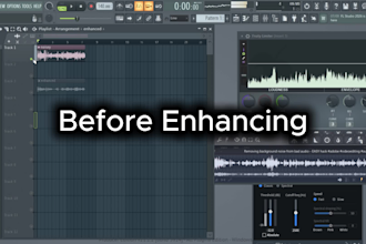 do audio editing, audio cleaning and audio restoration