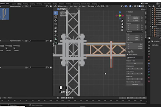 create 3d concert stage design and led screen renders