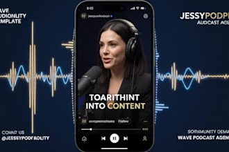 create engaging audiograms to promote your podcast on social media