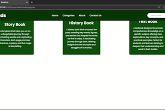 build a responsive landing page or fix bugs in HTML CSS javascript react