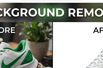 professionally remove background from any image and retouch