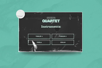record HQ violin, viola, cello, or string section for your project