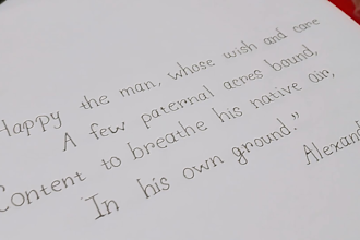 provide professional handwriting in print and cursive styles
