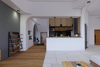 make a customized architecture and interior design for dwellings