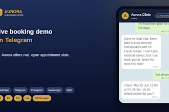 build an ai booking assistant and admin panel for your clinic or salon