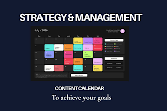 be your social media content planner and creator