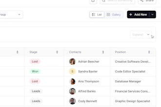 develop ai powered CRM for startups and small business, web app, saas, erp, pos