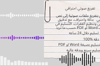 provide professioicnal arab audio transcription servicesarabic transcription