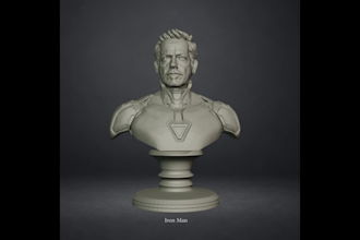 create 3d printable human busts and figurines