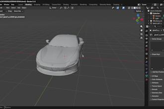 provide detailed high poly 3d car models