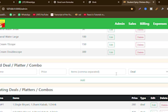 develop a modern pos system using react js and firebase