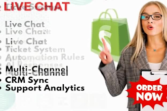 setup customer support live chat tidio gorgias zendesk reamaze chatra richpanel