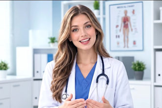 create a medical spokesperson video or medical spokesman