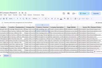 do b2b company research and company profiling
