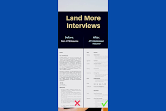 write an ats resume or CV tailored to your job