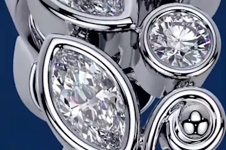 do 3d jewelry animation 3d product animation 3d cad design 3d ring product video