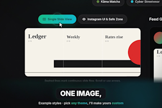 design custom instagram carousel posts