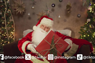 create a holiday video