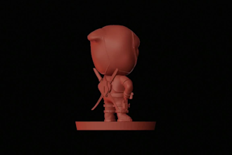 model any character at chibi style