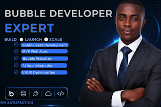 bubble io developer for web app, saas, mvp and bubble web