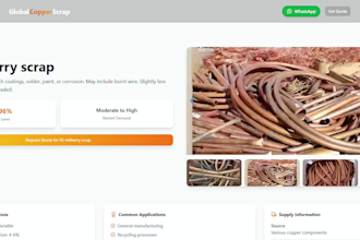 a modern one page landing website for your business
