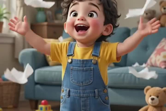 do ai 3d animated cartoon learning video 3d pixar style ai kid animation video