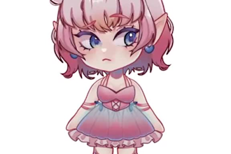 create and rig a custom chibi vtuber model