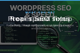 fix wordpress speed and SEO issues to rank higher on google