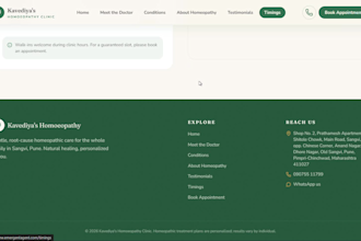 a modern website for your local business