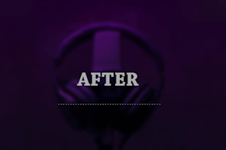 professionally clean your audio and remove background noise