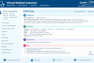 be your virtual medical assistant and medical scribe