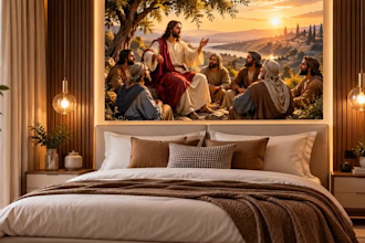 create christian wallpaper, religious wall art and biblical illustrations