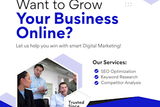 grow your business online with smart digital marketing and SEO
