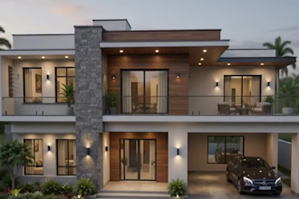create autocad 2d floor plans and realistic 3d house models