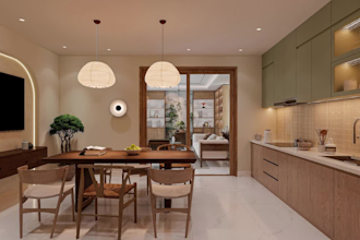 design the interiors for the bedroom and kitchen