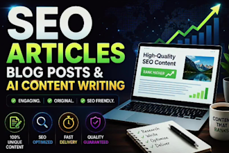 write SEO articles, blog posts and ai content with chatgpt