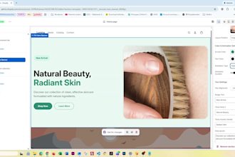 create custom shopify 2 sections for your store