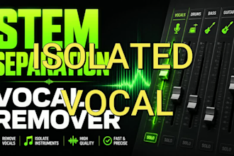 do ai stem separation vocal isolation and audio cleaning