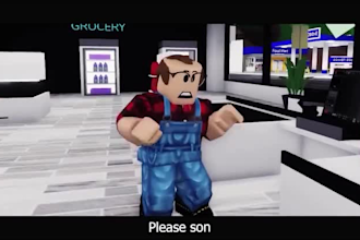 roblox mini movie, moves with cinematic editing,  roleplay, story, vfx,voiceover