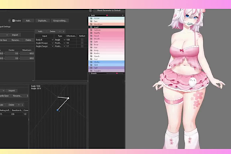 create vtuber model live2d rigging pngtuber anime avatar vtube studio vroid