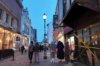 create 4k walking tour video content in bucharest romania
