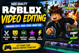 youtube video editing roblox, gaming roblox video editor