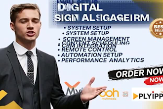 setup digital signage crm loox optisign mvix navigo navori playipp xtreme yodeck
