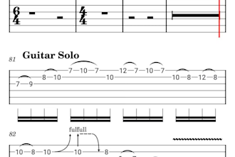 transcribe audio to a guitar tab or sheet music